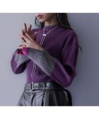 【ハレ/HARE】のハイショクリブタイトニットプルオーバー パープル95|ID: prp329100004789776 ipo3291000000034759014