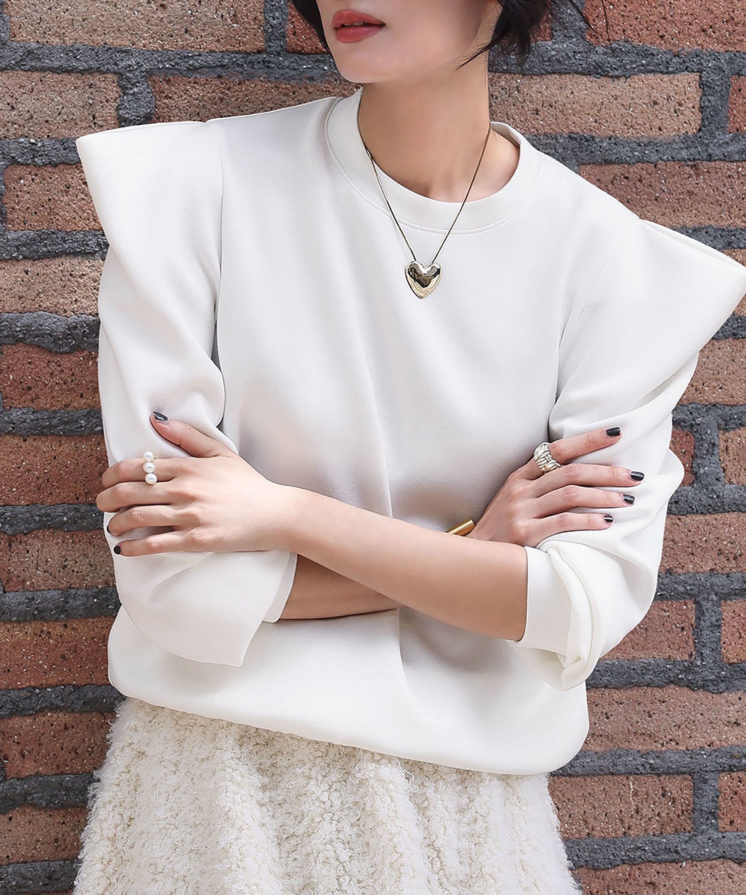 【ガール/GIRL】のダンボール パワーショルダー カットソー プルオーバー インテリア・キッズ・メンズ・レディースファッション・服の通販 founy(ファニー) ファッション Fashion レディースファッション Fashion for Women トップス・カットソー Cut & Sew Tops カジュアルプルオーバー・ニットトップス Pullovers & Knit Tops / Casual Pullovers カットソー・ベーシックTシャツ Cut-and-Sewn Tops / Stretch Tees & Basics エレガント 上品 Elegant カットソー Cut and Sewn Top キャミワンピース Cami Dress, Slip Dress ショルダー Shoulder, Shoulder Strap スリーブ Sleeve, Long Sleeve / Short Sleeve ベスト Vest, Waistcoat ロング Long, Long-Length 再入荷 Restock / Back in Stock OWH|ID: prp329100004789777 ipo3291000000034920093