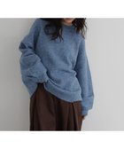 【ヘラム/hellam】のクルーネックカラーニットプルオーバー 人気、トレンドファッション・服の通販 founy(ファニー) ファッション Fashion レディースファッション Fashion for Women トップス・カットソー Cut & Sew Tops ニット Knit Tops & Sweaters カジュアルプルオーバー・ニットトップス Pullovers & Knit Tops / Casual Pullovers thumbnail ブルー|ID: prp329100004789780 ipo3291000000035001755