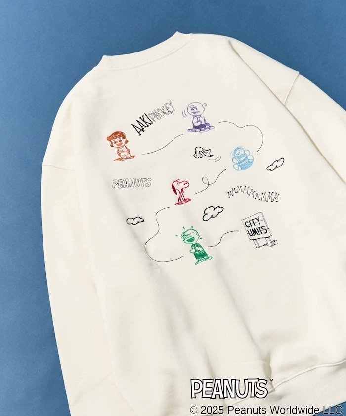 【フリークスストア/FREAK'S STORE】の別注 PEANUTS/ピーナッツ バック 全刺繍 スウェット 25AW 人気、トレンドファッション・服の通販 founy(ファニー) 　ファッション　Fashion　レディースファッション　Fashion for Women　トップス・カットソー　Cut & Sew Tops　レディースパーカー・カジュアルフーディー　Casual Hoodies & Sweatshirts　スウェット・クルーネックトップス　Sweatshirts & Crewnecks / Relaxed Fit Sweat Tops　バッグ　Bags　2025年　2025　2025-2026秋冬・A/W　Autumn/Winter 2025–26 AW25–26　冬　Winter / This Winter　キャラクター　Character, Licensed Characters　シンプル　Simple, Minimal　スウェット / スエット　Sweatshirt, Sweatwear　スペシャル　Special, Limited Edition　フィット　Fit, Slim Fit　フロント　Front, Front Design　別注　Limited Edition, Custom Order　A/W・秋冬　Autumn/Winter　 other-1|ID: prp329100004789786 ipo3291000000034925141