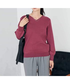 【アー ヴェー ヴェー/a.v.v】の【洗える】Vネック美ラクるパフスリーブニット【WEB限定】 人気、トレンドファッション・服の通販 founy(ファニー) ファッション Fashion レディースファッション Fashion for Women トップス・カットソー Cut & Sew Tops ニット Knit Tops & Sweaters Vネックトップス V-Neck Tops / V-Cut Neckline Shirts インナー Innerwear 洗える Machine Washable カーディガン Cardigan, Knitwear ジャケット Jacket, Outerwear スリーブ Sleeve, Long Sleeve / Short Sleeve トレンド Trend, Trending Now 人気 Popular, Best Seller 長袖 Long Sleeve, Full Sleeve ボトム Bottoms, Lower Wear 再入荷 Restock / Back in Stock ビジネス 仕事 通勤 Business / Work / Commuting |ID:prp329100004789787