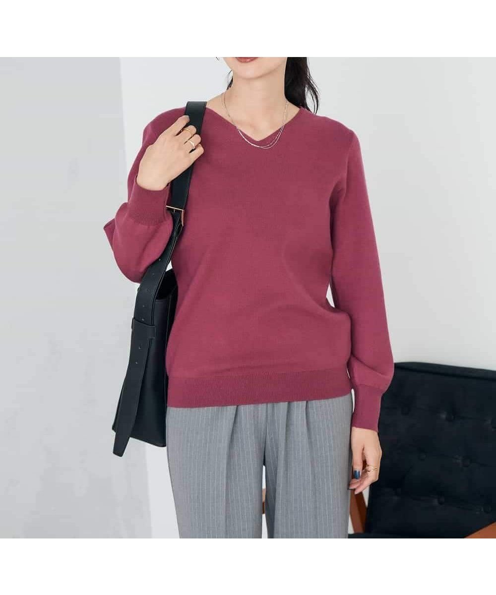 【アー ヴェー ヴェー/a.v.v】の【洗える】Vネック美ラクるパフスリーブニット【WEB限定】 人気、トレンドファッション・服の通販 founy(ファニー) ファッション Fashion レディースファッション Fashion for Women トップス・カットソー Cut & Sew Tops ニット Knit Tops & Sweaters Vネックトップス V-Neck Tops / V-Cut Neckline Shirts インナー Innerwear 洗える Machine Washable カーディガン Cardigan, Knitwear ジャケット Jacket, Outerwear スリーブ Sleeve, Long Sleeve / Short Sleeve トレンド Trend, Trending Now 人気 Popular, Best Seller 長袖 Long Sleeve, Full Sleeve ボトム Bottoms, Lower Wear 再入荷 Restock / Back in Stock ビジネス 仕事 通勤 Business / Work / Commuting other-1|ID: prp329100004789787 ipo3291000000034759062