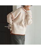 【エルビーシー/LBC】のステッチ配色畦ラインニットプルオーバー 人気、トレンドファッション・服の通販 founy(ファニー) ファッション Fashion レディースファッション Fashion for Women トップス・カットソー Cut & Sew Tops ニット Knit Tops & Sweaters カジュアルプルオーバー・ニットトップス Pullovers & Knit Tops / Casual Pullovers スリット Slit, Slit Detail デニム Denim, Jeans Material モックネック Mock Neck, Short Turtleneck 手編み Hand-Knitted, Handmade Knit 畦 Ribbed Knit thumbnail オフホワイト|ID: prp329100004789791 ipo3291000000034759082