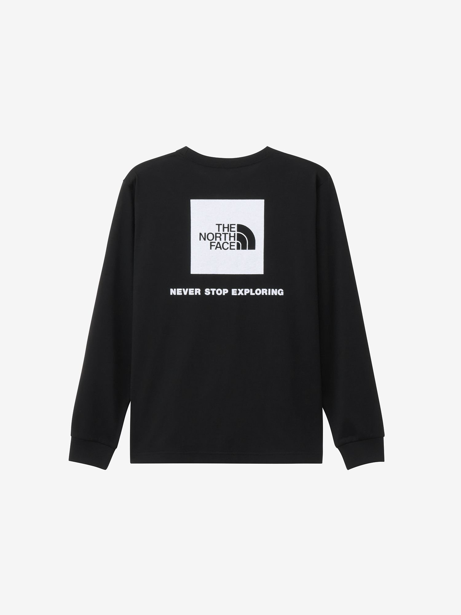 【ザ ノース フェイス/THE NORTH FACE】の【公式】ロングスリーブバックスクエアロゴティー(レディース) インテリア・キッズ・メンズ・レディースファッション・服の通販 founy(ファニー) 　ファッション　Fashion　レディースファッション　Fashion for Women　バッグ　Bags　スクエア　Square, Square Shape　長袖　Long Sleeve, Full Sleeve　ブラック2|ID: prp329100004789794 ipo3291000000035173151