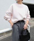 【アンドミー/andme】の裏起毛 ボリューム 長袖 スウェット トップス ピンク|ID: prp329100004789817 ipo3291000000034759222