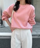 【アンドミー/andme】の裏起毛 ボリューム 長袖 スウェット トップス コーラルピンク|ID: prp329100004789817 ipo3291000000034759224