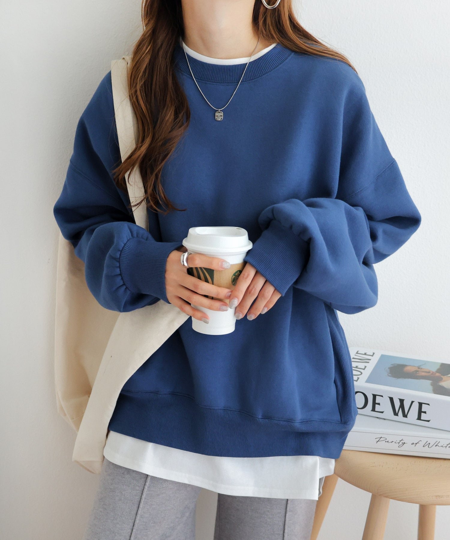 【アンドミー/andme】の裏起毛 ボリューム 長袖 スウェット トップス インテリア・キッズ・メンズ・レディースファッション・服の通販 founy(ファニー) ファッション Fashion レディースファッション Fashion for Women トップス・カットソー Cut & Sew Tops レディースパーカー・カジュアルフーディー Casual Hoodies & Sweatshirts スウェット・クルーネックトップス Sweatshirts & Crewnecks / Relaxed Fit Sweat Tops ショルダー Shoulder, Shoulder Strap スウェット / スエット Sweatshirt, Sweatwear ドロップ Drop Shoulder, Dropped Style 人気 Popular, Best Seller 長袖 Long Sleeve, Full Sleeve ポケット Pocket, Pocket Detail おすすめ Recommended / Our Picks ネイビーブルー|ID: prp329100004789817 ipo3291000000034759226