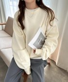 【アンドミー/andme】の裏起毛 ボリューム 長袖 スウェット トップス クリームイエロー|ID: prp329100004789817 ipo3291000000034759228