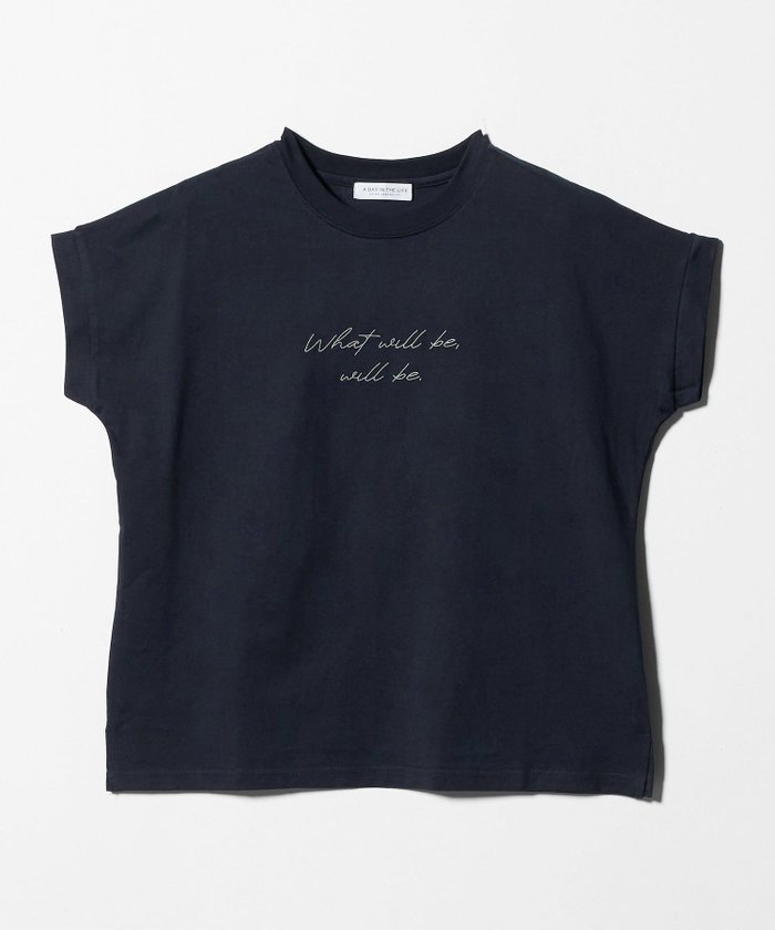 【ユナイテッドアローズ/UNITED ARROWS】のサイロ エンブロイダリーTシャツ A DAY IN THE LIFE インテリア・キッズ・メンズ・レディースファッション・服の通販 founy(ファニー) https://founy.com/ ファッション Fashion レディースファッション Fashion for Women トップス・カットソー Cut & Sew Tops シャツ・ブラウス・オフィスカジュアル Elegant Blouses & Button-Ups ロングTシャツ・Tシャツ Longline T-Shirts & Tees エンブロイダリー Embroidery Design カットソー Cut and Sewn Top コンパクト Compact, Small Size サンダル Sandals, Summer Shoes シンプル Simple, Minimal スラックス Slacks, Dress Pants スリーブ Sleeve, Long Sleeve / Short Sleeve フレンチ French, French Style フロント Front, Front Design リゾート Resort, Vacation Style アウトレット Outlet / Clearance エレガント 上品 Elegant |ID: prp329100004789820 ipo3291000000034798495