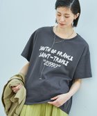 【ラコレ/LAKOLE】の箔プリントアソートロゴT 人気、トレンドファッション・服の通販 founy(ファニー) ファッション Fashion レディースファッション Fashion for Women おすすめ Recommended / Our Picks インナー Innerwear フロント Front, Front Design プリント Print, Printed Pattern ボトム Bottoms, Lower Wear 羽織 Haori, Light Jacket thumbnail チャコール|ID: prp329100004789824 ipo3291000000034759262