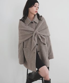 【リアン/Lian】のストールセットウールライクコート 人気、トレンドファッション・服の通販 founy(ファニー) ファッション Fashion レディースファッション Fashion for Women アウター Coat / Outerwear Collection コート・ロングコート・ピーコート Long Coats, Peacoats & More ストール Stole, Wrap |ID:prp329100004789848