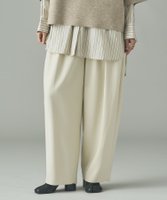 【カレンソロジー/Curensology】のダブルクロスツータックパンツ 人気、トレンドファッション・服の通販 founy(ファニー) ファッション Fashion レディースファッション Fashion for Women パンツ Pants & Trousers エレガント 上品 Elegant ストレッチ Stretch, Stretchy Fabric |ID:prp329100004789864