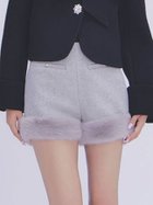 【リリーブラウン/Lily Brown】の裾ファーパネルショートパンツ 人気、トレンドファッション・服の通販 founy(ファニー) ファッション Fashion レディースファッション Fashion for Women パンツ Pants & Trousers ショートパンツ・ハーフパンツ High-Waisted & Relaxed Shorts インナー Innerwear クラシカル Classical, Vintage-Inspired ショート Short, Short Length スマート Smart, Elegant 人気 Popular, Best Seller フェミニン Feminine, Girly thumbnail GRY[006]|ID: prp329100004789870 ipo3291000000034759474