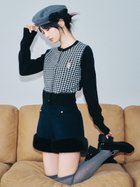 【リリーブラウン/Lily Brown】の裾ファーパネルショートパンツ 人気、トレンドファッション・服の通販 founy(ファニー) ファッション Fashion レディースファッション Fashion for Women パンツ Pants & Trousers ショートパンツ・ハーフパンツ High-Waisted & Relaxed Shorts インナー Innerwear クラシカル Classical, Vintage-Inspired ショート Short, Short Length スマート Smart, Elegant 人気 Popular, Best Seller フェミニン Feminine, Girly thumbnail BLK[009]|ID: prp329100004789870 ipo3291000000034759475