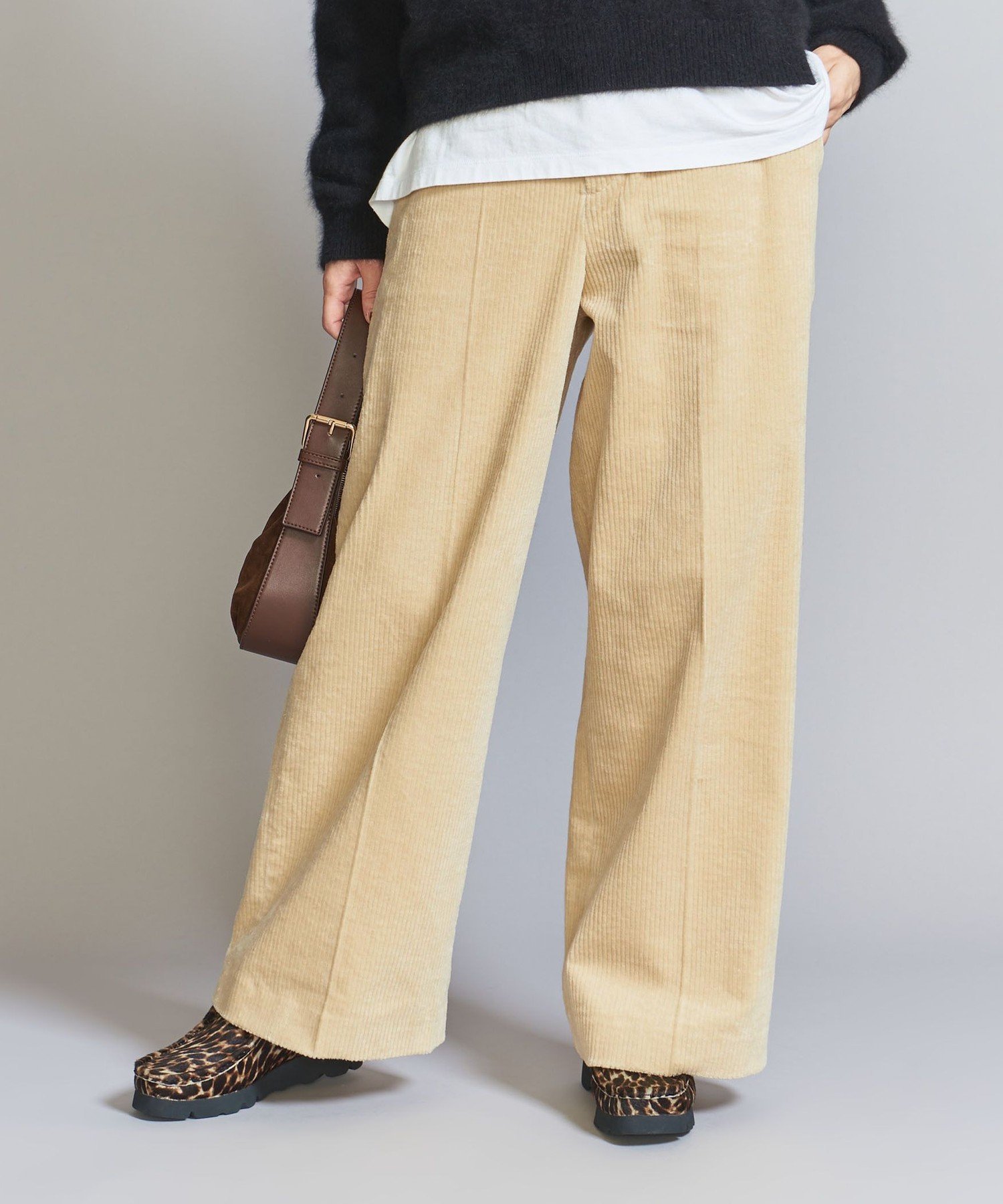 【ユナイテッドアローズ/UNITED ARROWS】のコーデュロイ ワイドストレートパンツ インテリア・キッズ・メンズ・レディースファッション・服の通販 founy(ファニー) ファッション Fashion レディースファッション Fashion for Women パンツ Pants & Trousers カットソー Cut and Sewn Top カーディガン Cardigan, Knitwear コーデュロイ Corduroy, Cord Fabric シンプル Simple, Minimal ストレート Straight, Straight Cut センター Center, Center Line 定番 Standard, Basic Item ボトム Bottoms, Lower Wear ワイド Wide, Wide Fit A/W・秋冬 Autumn/Winter アウトレット Outlet / Clearance おすすめ Recommended / Our Picks NATURAL|ID: prp329100004789877 ipo3291000000035017842