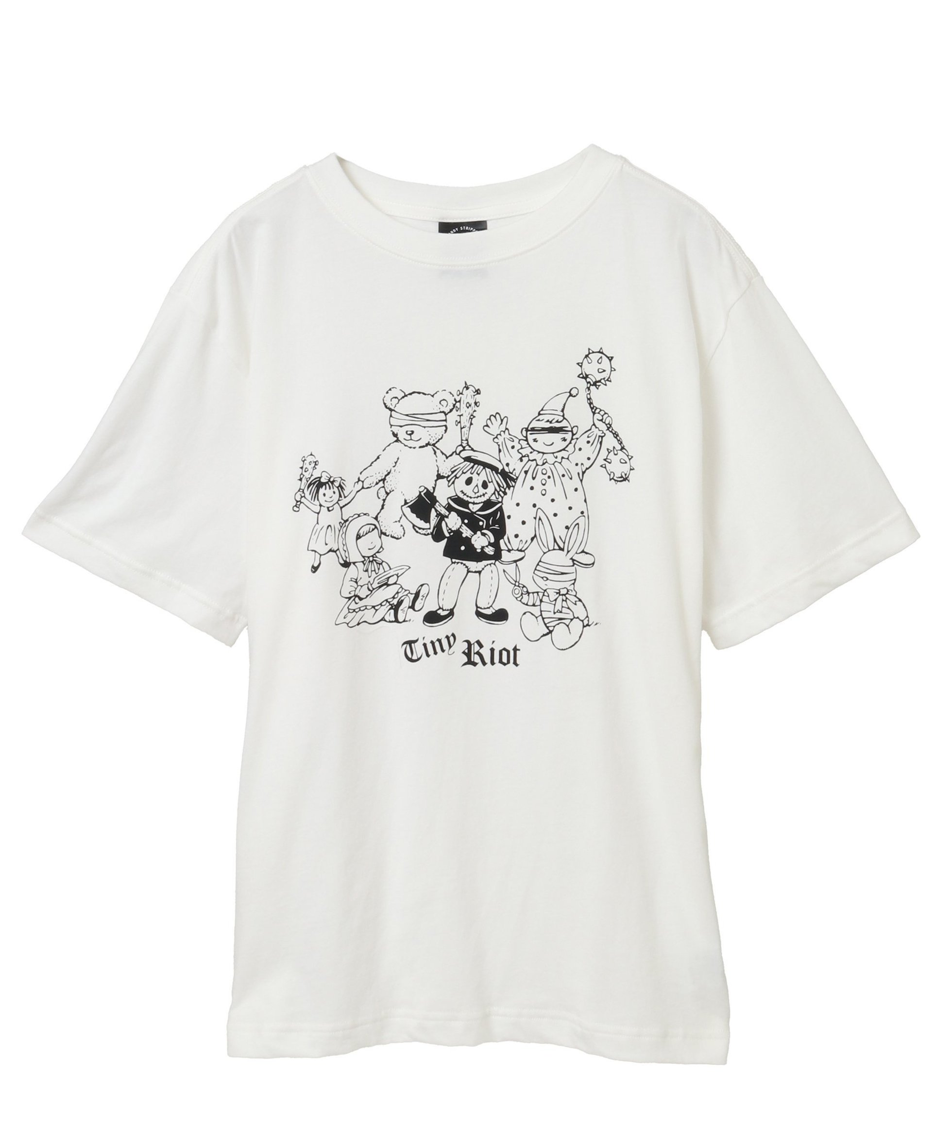 【キャンディストリッパー/Candy Stripper】のTINY RIOT TEE 人気、トレンドファッション・服の通販 founy(ファニー) 　ファッション　Fashion　レディースファッション　Fashion for Women　グラフィック　Graphic, Graphic Design　 other-1|ID: prp329100004789884 ipo3291000000034759529