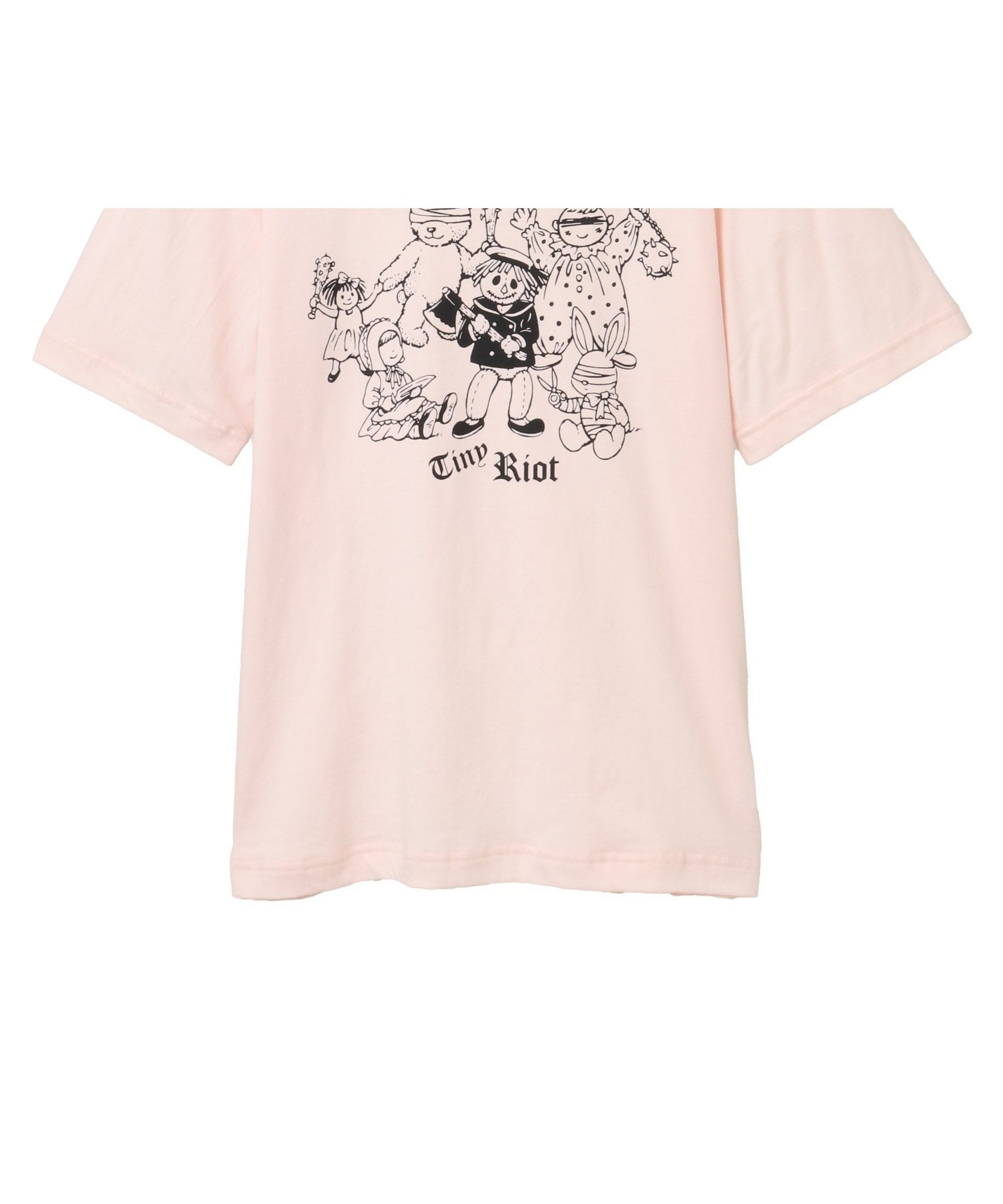 【キャンディストリッパー/Candy Stripper】のTINY RIOT TEE インテリア・キッズ・メンズ・レディースファッション・服の通販 founy(ファニー) 　ファッション　Fashion　レディースファッション　Fashion for Women　グラフィック　Graphic, Graphic Design　PINK|ID: prp329100004789884 ipo3291000000034759537