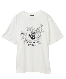 【キャンディストリッパー/Candy Stripper】のTINY RIOT TEE 人気、トレンドファッション・服の通販 founy(ファニー) ファッション Fashion レディースファッション Fashion for Women グラフィック Graphic, Graphic Design |ID:prp329100004789884
