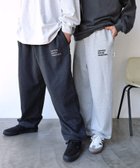 【アンドミー/andme】のANME エンブロイダリー ロゴ 裏毛 スウェット パンツ ANME アンメ チャコールグレー杢|ID: prp329100004789887 ipo3291000000034759559