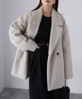 【リベリー/Riberry】のミドル丈シャギーダブルジャケットコート 人気、トレンドファッション・服の通販 founy(ファニー) ファッション Fashion レディースファッション Fashion for Women アウター Coat / Outerwear Collection コート・ロングコート・ピーコート Long Coats, Peacoats & More レディースジャケット・軽アウター Jackets インナー Innerwear オケージョン Occasion Wear クラシカル Classical, Vintage-Inspired 今季 This Season, Current Season ショート Short, Short Length シンプル Simple, Minimal ダブル Double, Double-Breasted トレンド Trend, Trending Now ハイネック High Neck, Mock Neck バランス Balance, Style Balance ベーシック Basic, Essential ボトム Bottoms, Lower Wear 防寒 Cold Protection, Winter-Ready ミドル Middle Length, Mid Height リラックス Relax, Relaxed Fit ロング Long, Long-Length ワイド Wide, Wide Fit 冬 Winter / This Winter 再入荷 Restock / Back in Stock おすすめ Recommended / Our Picks エレガント 上品 Elegant セレモニー Ceremony 入学式 Entrance Ceremony 卒業式 Graduation Ceremony |ID:prp329100004789914