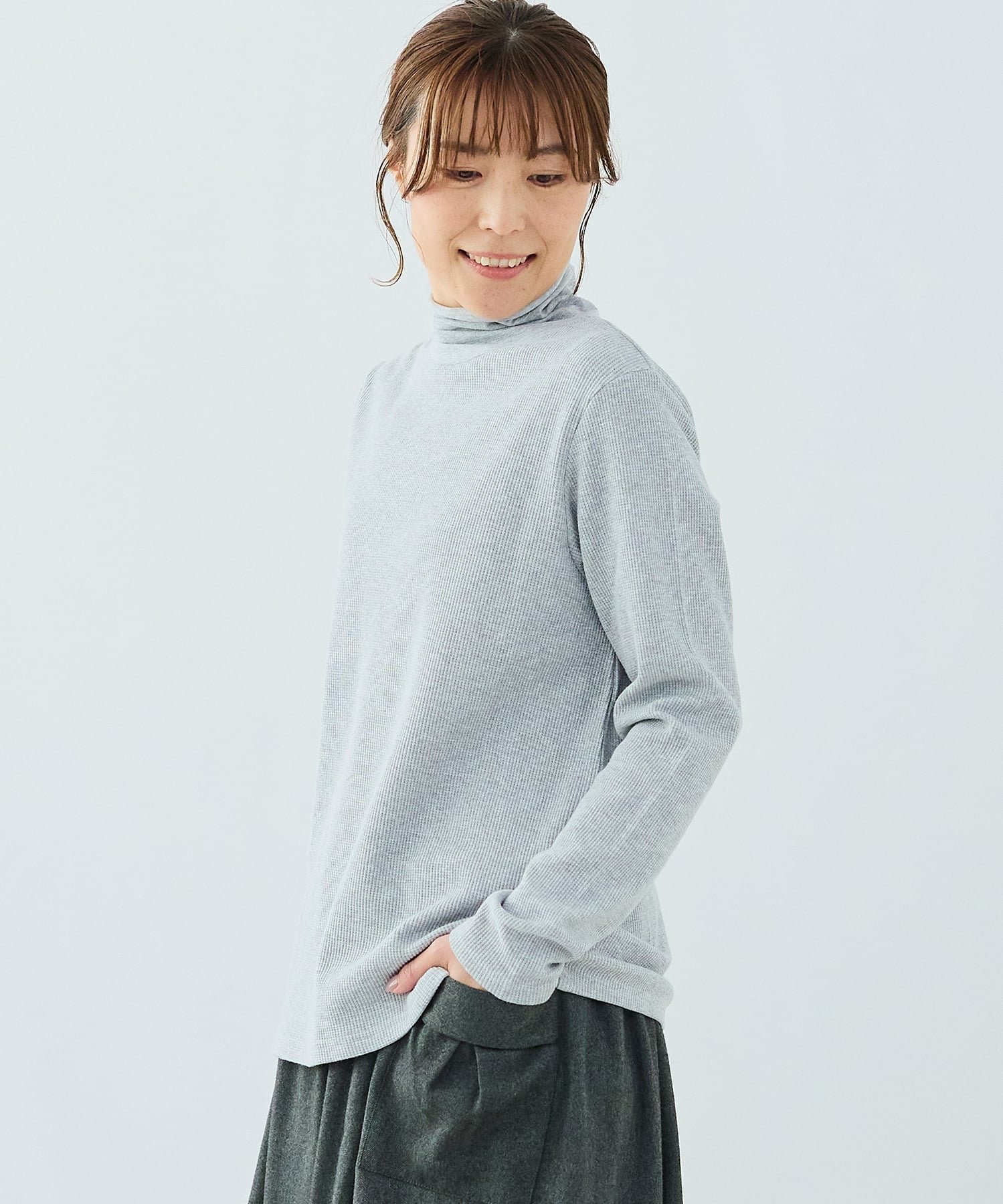 【クラウドナイン/cloudnine】のcloudnine/カットソー インテリア・キッズ・メンズ・レディースファッション・服の通販 founy(ファニー) 　ファッション　Fashion　レディースファッション　Fashion for Women　トップス・カットソー　Cut & Sew Tops　カットソー・ベーシックTシャツ　Cut-and-Sewn Tops / Stretch Tees & Basics　カットソー　Cut and Sewn Top　ベスト　Vest, Waistcoat　ライトグレー|ID: prp329100004789915 ipo3291000000034961107