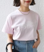 【シップス フォー ウィメン/SHIPS】の【WEB限定】 SHIPS ラウンド プリント ロゴ TEE ピンク|ID: prp329100004789923 ipo3291000000034759720