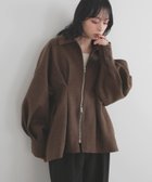 【リアン/Lian】のウエストタックダブルジップブルゾン 人気、トレンドファッション・服の通販 founy(ファニー) ファッション Fashion レディースファッション Fashion for Women アウター Coat / Outerwear Collection ブルゾンジャケット・スポーティアウター Blouson Jackets ジャケット Jacket, Outerwear ミドル Middle Length, Mid Height thumbnail ブラウン|ID: prp329100004789934 ipo3291000000034965002