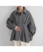 【リアン/Lian】のウエストタックダブルジップブルゾン 人気、トレンドファッション・服の通販 founy(ファニー) ファッション Fashion レディースファッション Fashion for Women アウター Coat / Outerwear Collection ブルゾンジャケット・スポーティアウター Blouson Jackets ジャケット Jacket, Outerwear ミドル Middle Length, Mid Height thumbnail チャコール|ID: prp329100004789934 ipo3291000000034965004
