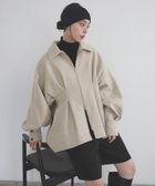 【リアン/Lian】のウエストタックダブルジップブルゾン 人気、トレンドファッション・服の通販 founy(ファニー) ファッション Fashion レディースファッション Fashion for Women アウター Coat / Outerwear Collection ブルゾンジャケット・スポーティアウター Blouson Jackets ジャケット Jacket, Outerwear ミドル Middle Length, Mid Height thumbnail アイボリー|ID: prp329100004789934 ipo3291000000034965005