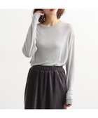 【スタディオ クリップ/studio CLIP】の【吸湿発熱・吸放湿性】ウールミックスシアークルーネックプルオーバー プラスサイズあり 人気、トレンドファッション・服の通販 founy(ファニー) ファッション Fashion レディースファッション Fashion for Women トップス・カットソー Cut & Sew Tops カジュアルプルオーバー・ニットトップス Pullovers & Knit Tops / Casual Pullovers おすすめ Recommended / Our Picks インナー Innerwear カットソー Cut and Sewn Top シアー Sheer, See-Through シンプル Simple, Minimal スウェット / スエット Sweatshirt, Sweatwear トレンド Trend, Trending Now A/W・秋冬 Autumn/Winter thumbnail ヘザーグレー12|ID: prp329100004789935 ipo3291000000034924658