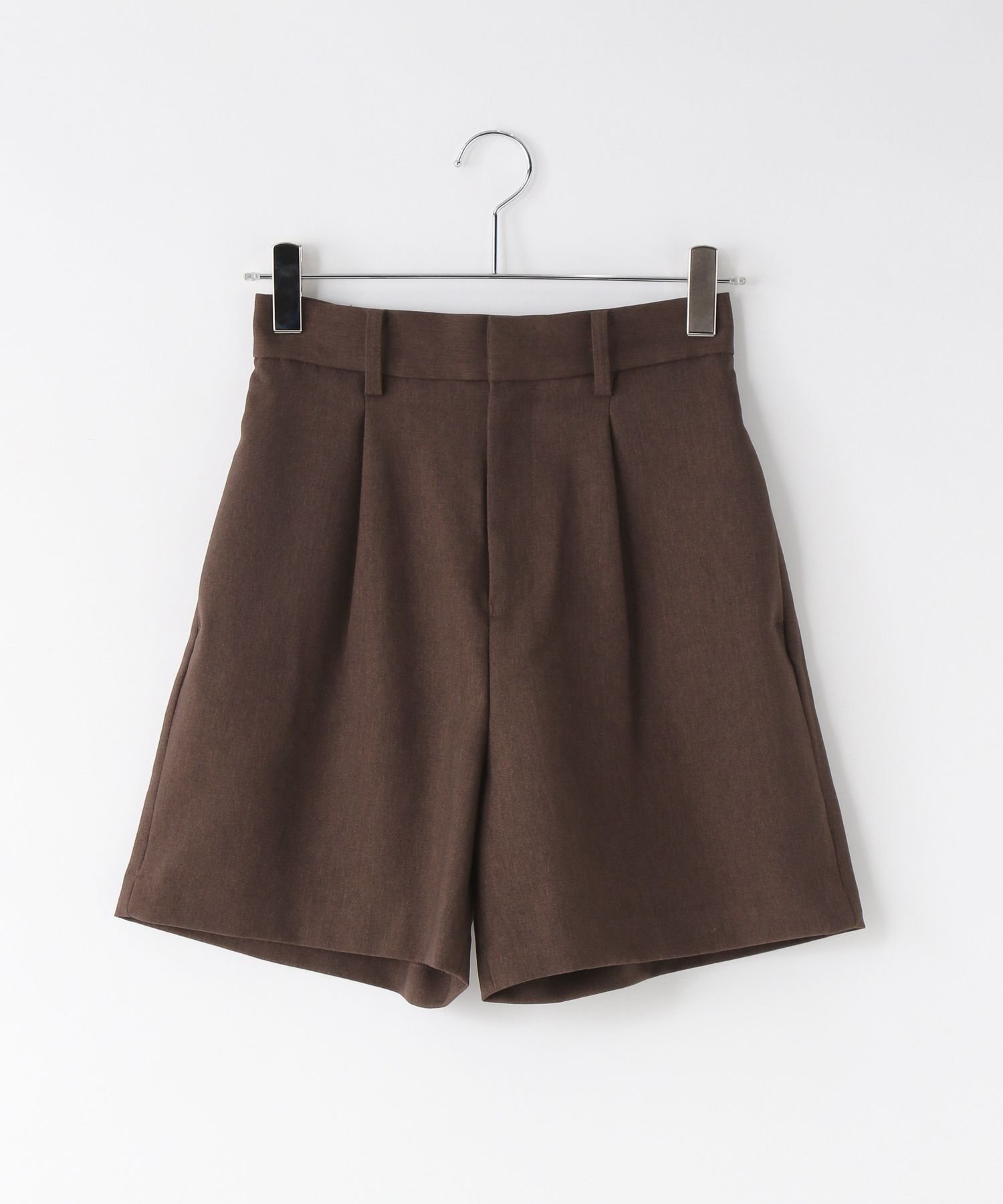 【ローリーズファーム/LOWRYS FARM】のウールライクショートパンツ インテリア・キッズ・メンズ・レディースファッション・服の通販 founy(ファニー) 　ファッション　Fashion　レディースファッション　Fashion for Women　パンツ　Pants & Trousers　ショートパンツ・ハーフパンツ　High-Waisted & Relaxed Shorts　おすすめ　Recommended / Our Picks　ウォーム　Warm Fabric　ショート　Short, Short Length　シンプル　Simple, Minimal　バランス　Balance, Style Balance　フロント　Front, Front Design　定番　Standard, Basic Item　ブラウン|ID: prp329100004789947 ipo3291000000035009981