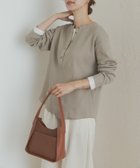 【アーバンリサーチ ドアーズ/URBAN RESEARCH DOORS】のレイヤード風ワッフルヘンリープルオーバー GREIGE|ID: prp329100004789951 ipo3291000000034759861