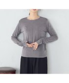 【コムサイズム/COMME CA ISM】のシャイニー クルーネックトップス 人気、トレンドファッション・服の通販 founy(ファニー) ファッション Fashion レディースファッション Fashion for Women トップス・カットソー Cut & Sew Tops インナー Innerwear ギャザー Gathered, Ruffled コンパクト Compact, Small Size シャイニー Shiny, Glossy Finish シャーリング Shirring, Ruched シンプル Simple, Minimal ジャケット Jacket, Outerwear フロント Front, Front Design thumbnail グレー|ID: prp329100004789957 ipo3291000000035044039