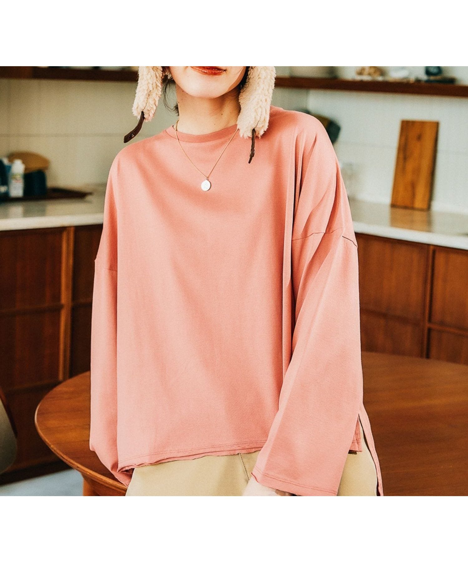 【スタディオ クリップ/studio CLIP】の【一部店舗先行発売】オーガニックコットンワイドプルオーバー インテリア・キッズ・メンズ・レディースファッション・服の通販 founy(ファニー) ファッション Fashion レディースファッション Fashion for Women トップス・カットソー Cut & Sew Tops カジュアルプルオーバー・ニットトップス Pullovers & Knit Tops / Casual Pullovers おすすめ Recommended / Our Picks シンプル Simple, Minimal スカーチョ Skacho, Skirt-Pants ベーシック Basic, Essential ヴィンテージ Vintage Style 冬 Winter / This Winter 秋 Autumn コーラル20|ID: prp329100004789963 ipo3291000000035131193