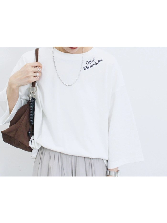 【サマンサモスモス/Samansa Mos2】のチェーン刺繍7分袖プルオーバー インテリア・キッズ・メンズ・レディースファッション・服の通販 founy(ファニー) https://founy.com/ ファッション Fashion レディースファッション Fashion for Women トップス・カットソー Cut & Sew Tops カジュアルプルオーバー・ニットトップス Pullovers & Knit Tops / Casual Pullovers シンプル Simple, Minimal チェーン Chain, Chain Strap リラックス Relax, Relaxed Fit |ID: prp329100004789967 ipo3291000000034759938