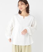 【スタディオ クリップ/studio CLIP】のレース切り替えドッキングプルオーバー オフホワイト11|ID: prp329100004789971 ipo3291000000034759959