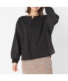 【スタディオ クリップ/studio CLIP】のレース切り替えドッキングプルオーバー ブラック19|ID: prp329100004789971 ipo3291000000034759960