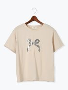 【テチチ/Te chichi】の【接触冷感】箔リボンモチーフTシャツ ベージュ|ID: prp329100004789981 ipo3291000000034760005