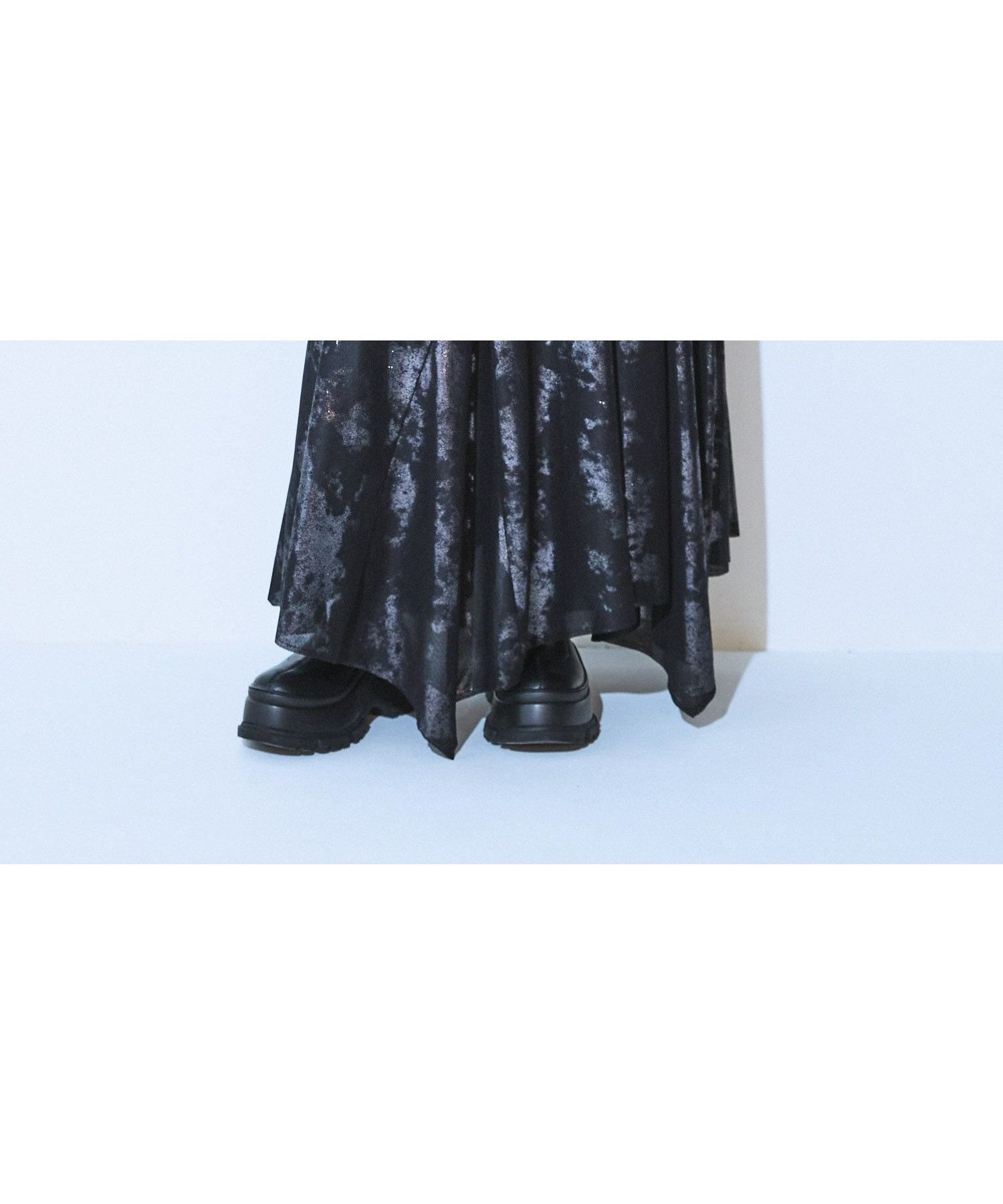 【ジーナシス/JEANASiS】の選べる着丈/グリッターイレヘムスカート インテリア・キッズ・メンズ・レディースファッション・服の通販 founy(ファニー) 　ファッション　Fashion　レディースファッション　Fashion for Women　スカート　Skirts　おすすめ　Recommended / Our Picks　ジャケット　Jacket, Outerwear　スウェット / スエット　Sweatshirt, Sweatwear　フレア　Flare, Flared　プリント　Print, Printed Pattern　無地　Plain, Solid Color　ブラック系その他|ID: prp329100004789984 ipo3291000000034760015