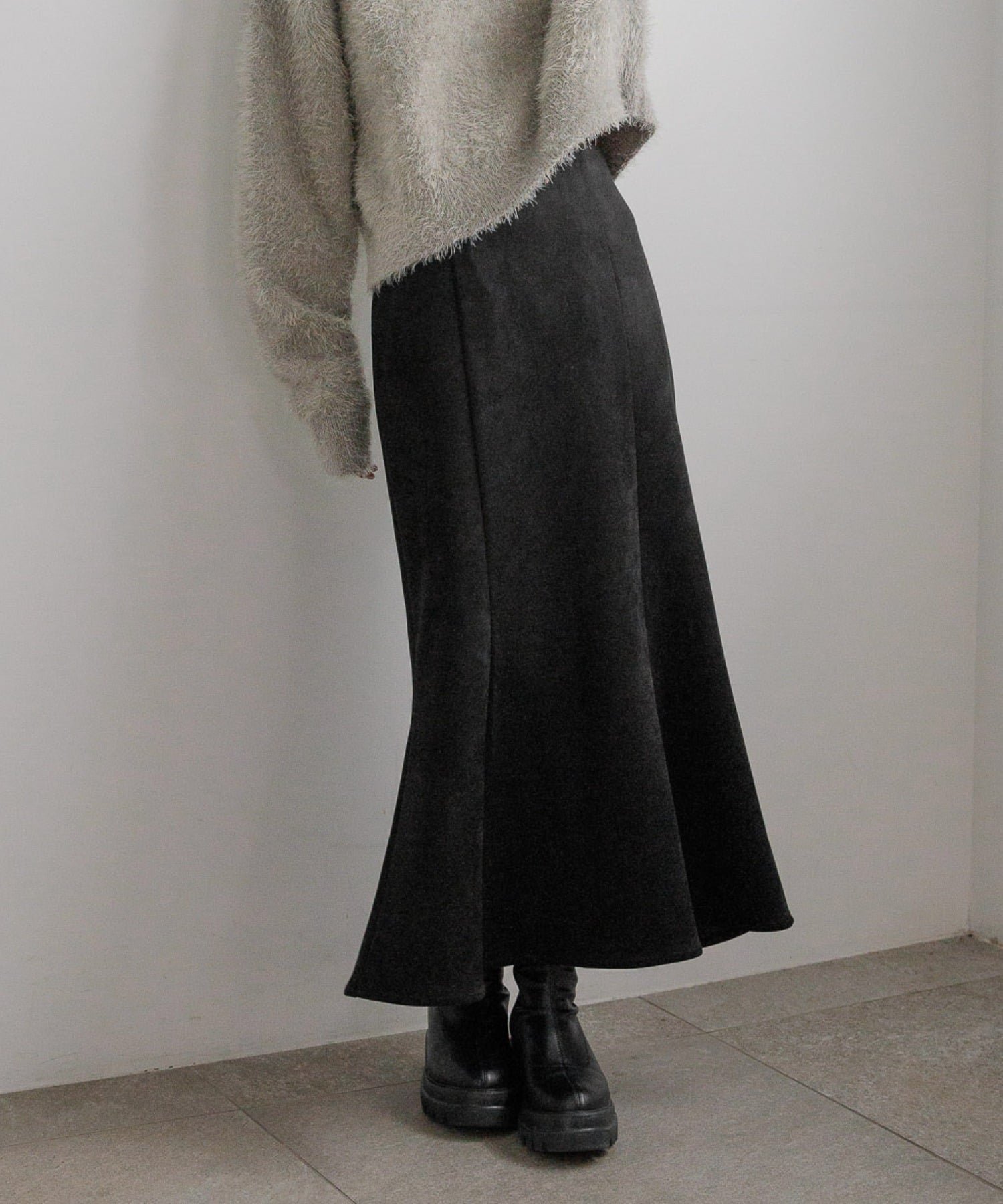 【ローリーズファーム/LOWRYS FARM】のウールライクマーメイドスカート インテリア・キッズ・メンズ・レディースファッション・服の通販 founy(ファニー) ファッション Fashion レディースファッション Fashion for Women スカート Skirts コンパクト Compact, Small Size フィット Fit, Slim Fit フレア Flare, Flared 切替 Switching, Contrast Panel 定番 Standard, Basic Item ブラックスウェード|ID: prp329100004789990 ipo3291000000034760040