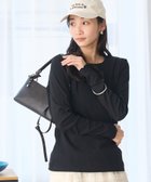 【コーエン/COEN】のメロー袖 クルーネック ロングスリーブTシャツ BLACK|ID: prp329100004790001 ipo3291000000034760087