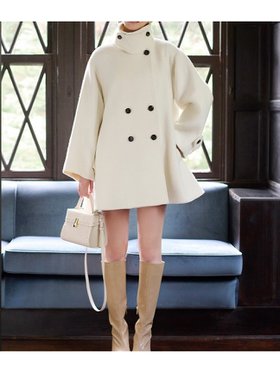 【セルフォード/CELFORD】のAラインウールミドルコート 人気、トレンドファッション・服の通販 founy(ファニー) ファッション Fashion レディースファッション Fashion for Women アウター Coat / Outerwear Collection コート・ロングコート・ピーコート Long Coats, Peacoats & More エレガント 上品 Elegant スマート Smart, Elegant フレア Flare, Flared リラックス Relax, Relaxed Fit |ID:prp329100004790019