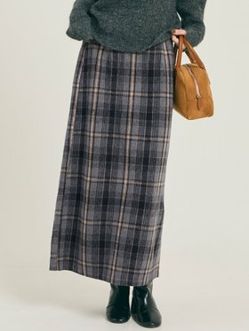 【コカ/COCA】のバックファスナーアイラインスカート 人気、トレンドファッション・服の通販 founy(ファニー) ファッション Fashion レディースファッション Fashion for Women スカート Skirts バッグ Bags シンプル Simple, Minimal ジャケット Jacket, Outerwear スウェット / スエット Sweatshirt, Sweatwear スリット Slit, Slit Detail チェック Check, Plaid, Tartan ネップ Nepp, Slub Yarn ペンシル Pencil, Pencil Skirt ポケット Pocket, Pocket Detail ロング Long, Long-Length A/W・秋冬 Autumn/Winter エレガント 上品 Elegant 2025年 2025 2025-2026秋冬・A/W Autumn/Winter 2025–26 AW25–26 |ID:prp329100004790021