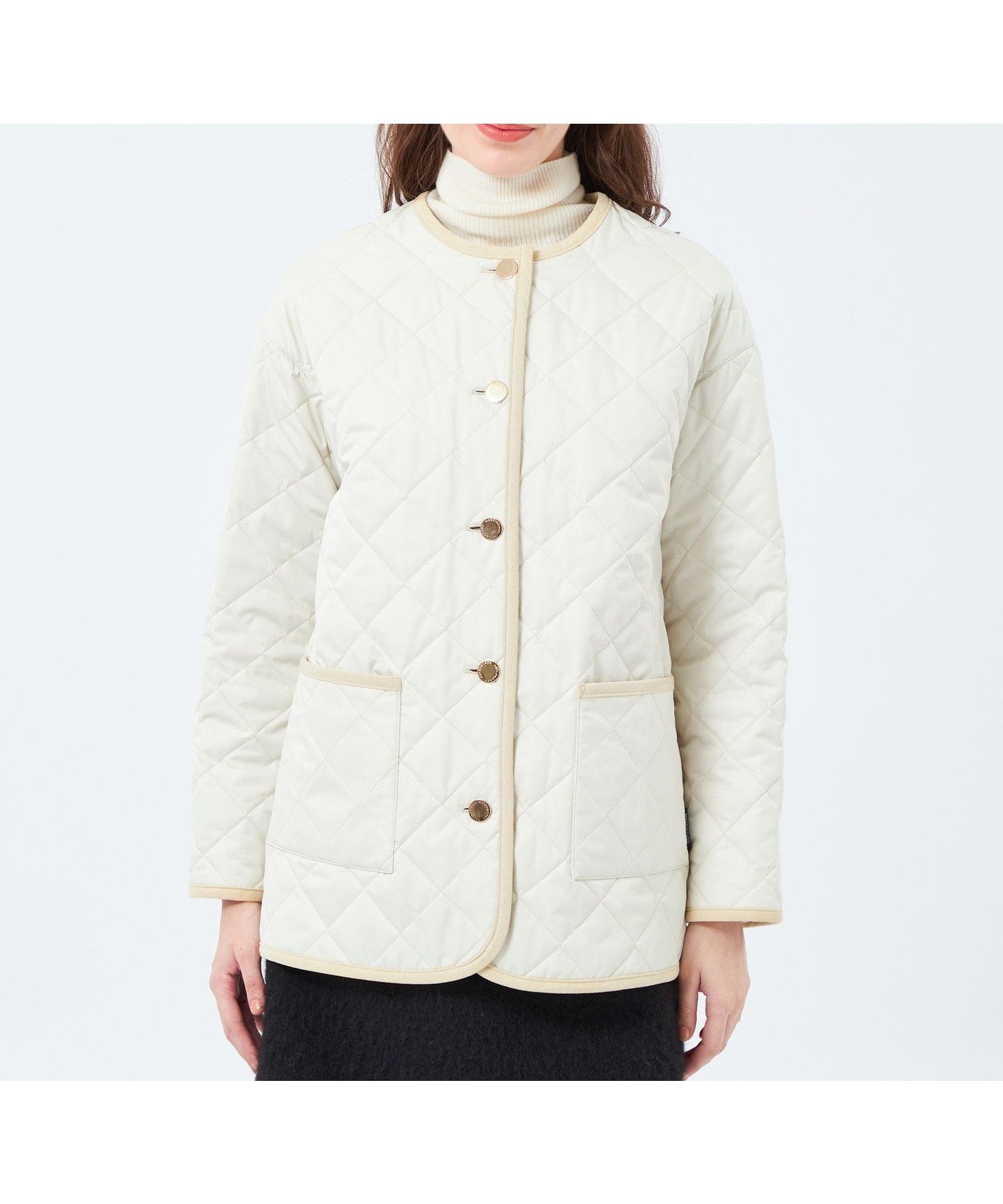 【マッキントッシュ フィロソフィー/MACKINTOSH PHILOSOPHY】の【ROYTON MIDDLE WIDE(ロイトンミドルワイド)】キルティング インテリア・キッズ・メンズ・レディースファッション・服の通販 founy(ファニー) 　ファッション　Fashion　レディースファッション　Fashion for Women　おすすめ　Recommended / Our Picks　インナー　Innerwear　キルティング　Quilted, Quilting　チェック　Check, Plaid, Tartan　フィット　Fit, Slim Fit　モダン　Modern, Contemporary　ロング　Long, Long-Length　ワイド　Wide, Wide Fit　冬　Winter / This Winter　春　Spring　秋　Autumn　オフホワイト|ID: prp329100004790028 ipo3291000000034760195