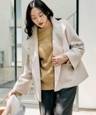 【アンタイトル/UNTITLED】の【着回しが効く/オンオフアウター】ウールショートコート 人気、トレンドファッション・服の通販 founy(ファニー) ファッション Fashion レディースファッション Fashion for Women アウター Coat / Outerwear Collection コート・ロングコート・ピーコート Long Coats, Peacoats & More ウォーム Warm Fabric クロップド Cropped, Short Length ショート Short, Short Length スマート Smart, Elegant バランス Balance, Style Balance ポケット Pocket, Pocket Detail thumbnail ベージュ|ID: prp329100004790031 ipo3291000000034935842