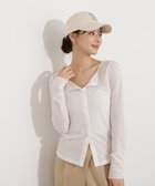 【プロポーション ボディドレッシング/PROPORTION BODY DRESSING】のa/mie シアーカットソー 26SS 人気、トレンドファッション・服の通販 founy(ファニー) ファッション Fashion レディースファッション Fashion for Women トップス・カットソー Cut & Sew Tops カットソー・ベーシックTシャツ Cut-and-Sewn Tops / Stretch Tees & Basics 2026年 2026 カットソー Cut and Sewn Top デコルテ Décolleté, Neckline thumbnail ホワイト|ID: prp329100004790045 ipo3291000000035182240