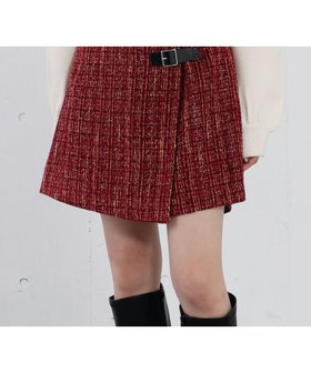 【アルシーヴ/archives】のラメツイードラップスカパン 人気、トレンドファッション・服の通販 founy(ファニー) ファッション Fashion レディースファッション Fashion for Women ツイード Twill, Twill Weave 冬 Winter / This Winter |ID:prp329100004790060
