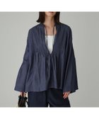 【バビロン/BABYLONE / KIDS】のピンタックデニムシャツ 人気、トレンドファッション・服の通販 founy(ファニー) ファッション Fashion キッズファッション Fashion for Kids おすすめ Recommended / Our Picks デニム Denim, Jeans Material バランス Balance, Style Balance フェミニン Feminine, Girly フロント Front, Front Design 再入荷 Restock / Back in Stock thumbnail ダークブルー89|ID: prp329100004790063 ipo3291000000035039995