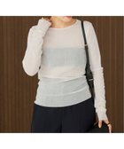 【プラージュ/Plage】の《追加 》Mesh Sheer ロンT 5 人気、トレンドファッション・服の通販 founy(ファニー) ファッション Fashion レディースファッション Fashion for Women トップス・カットソー Cut & Sew Tops ロングTシャツ・Tシャツ Longline T-Shirts & Tees シアー Sheer, See-Through シンプル Simple, Minimal ジャケット Jacket, Outerwear トレンド Trend, Trending Now ブレスレット Bracelet, Wristband 再入荷 Restock / Back in Stock thumbnail ホワイト|ID: prp329100004790072 ipo3291000000034760343