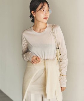 【プラージュ/Plage】のloose fit nuance long Tシャツ 人気、トレンドファッション・服の通販 founy(ファニー) ファッション Fashion レディースファッション Fashion for Women トップス・カットソー Cut & Sew Tops シャツ・ブラウス・オフィスカジュアル Elegant Blouses & Button-Ups ロングTシャツ・Tシャツ Longline T-Shirts & Tees おすすめ Recommended / Our Picks スリーブ Sleeve, Long Sleeve / Short Sleeve ロング Long, Long-Length エレガント 上品 Elegant |ID:prp329100004790075